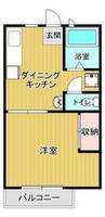 メゾンアルテミスA号棟の間取り