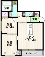 La merveille Urawaの間取り