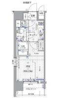 大阪府大阪市北区中津6(マンション)の賃貸物件の間取り