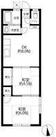 東京都世田谷区代田4(アパート)の賃貸物件の間取り