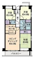 ちがさきニューハムレットの間取り