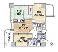 物件の間取り画像