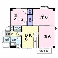 福岡県久留米市安武町安武本(アパート)の賃貸物件の間取り