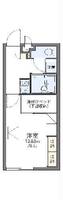 レオパレス宇地泊の間取り