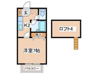 メゾン草薙 PART5の間取り