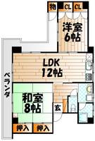 物件の間取り画像