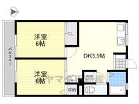 グリーンフラットAの間取り