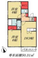 千葉県市川市本北方2(アパート)の賃貸物件の間取り