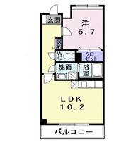大阪府堺市北区新堀町2(マンション)の賃貸物件の間取り