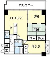 物件の間取り画像