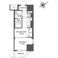 レフィールオーブ浅草橋の間取り