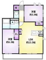 物件の間取り画像