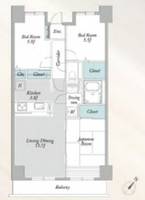 ケネディクス北赤羽の間取り