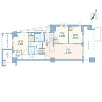 プラウド杉並上井草の間取り