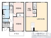 かぼく北館の間取り