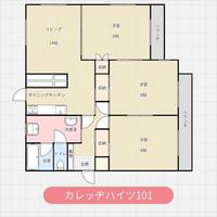 カレッヂハイツの間取り