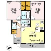 ミルアモール Dの間取り