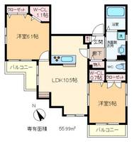 物件の間取り画像