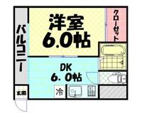 青風ハイツの間取り