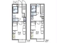 レオパレス楓の間取り