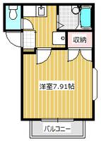 エルヴィーナ宮中Eの間取り