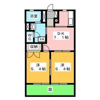 ヴィヴィッドハウス Aの間取り