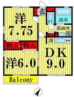 グランディールの間取り