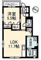 レジデンスKアネックスの間取り