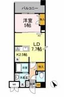 東京都中野区上高田2(マンション)の賃貸物件の間取り
