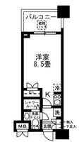 東京都墨田区錦糸1(マンション)の賃貸物件の間取り