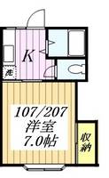 フラット若宮の間取り