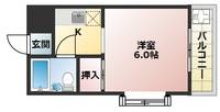 摂津コーポの間取り