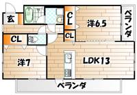 物件の間取り画像