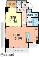 東京都世田谷区祖師谷1(マンション)の賃貸物件の間取り