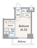パレステュディオ六本木EASTIIの間取り