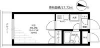 東京都中央区月島3(マンション)の賃貸物件の間取り