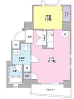 東京都渋谷区神山町(マンション)の賃貸物件の間取り