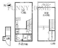 東京都世田谷区上北沢4(アパート)の賃貸物件の間取り