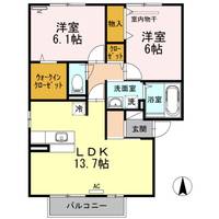 広島県福山市駅家町大字倉光(アパート)の賃貸物件の間取り