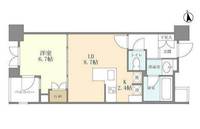 東京都港区新橋6(マンション)の賃貸物件の間取り