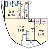 プロシード金山2の間取り