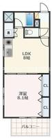 ダイコー水前寺駅通り1の間取り