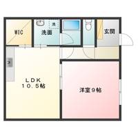 徳島県徳島市金沢1(マンション)の賃貸物件の間取り