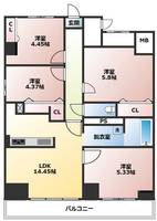 物件の間取り画像