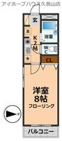 東京都杉並区上高井戸2(マンション)の賃貸物件の間取り