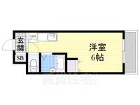 大阪府堺市堺区中永山園(マンション)の賃貸物件の間取り