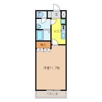 岐阜県各務原市那加岩地町1(アパート)の賃貸物件の間取り