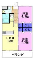 物件の間取り画像