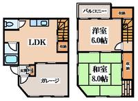 大阪府寝屋川市高柳2(一戸建)の賃貸物件の間取り