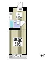 東京都渋谷区笹塚2(マンション)の賃貸物件の間取り